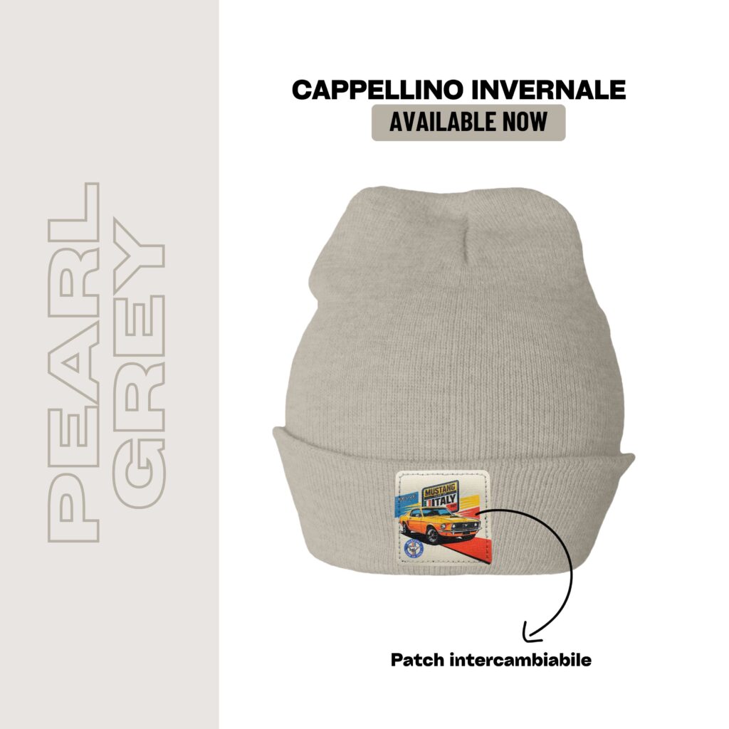 Cappellino invernale a coste - Grigio Perla