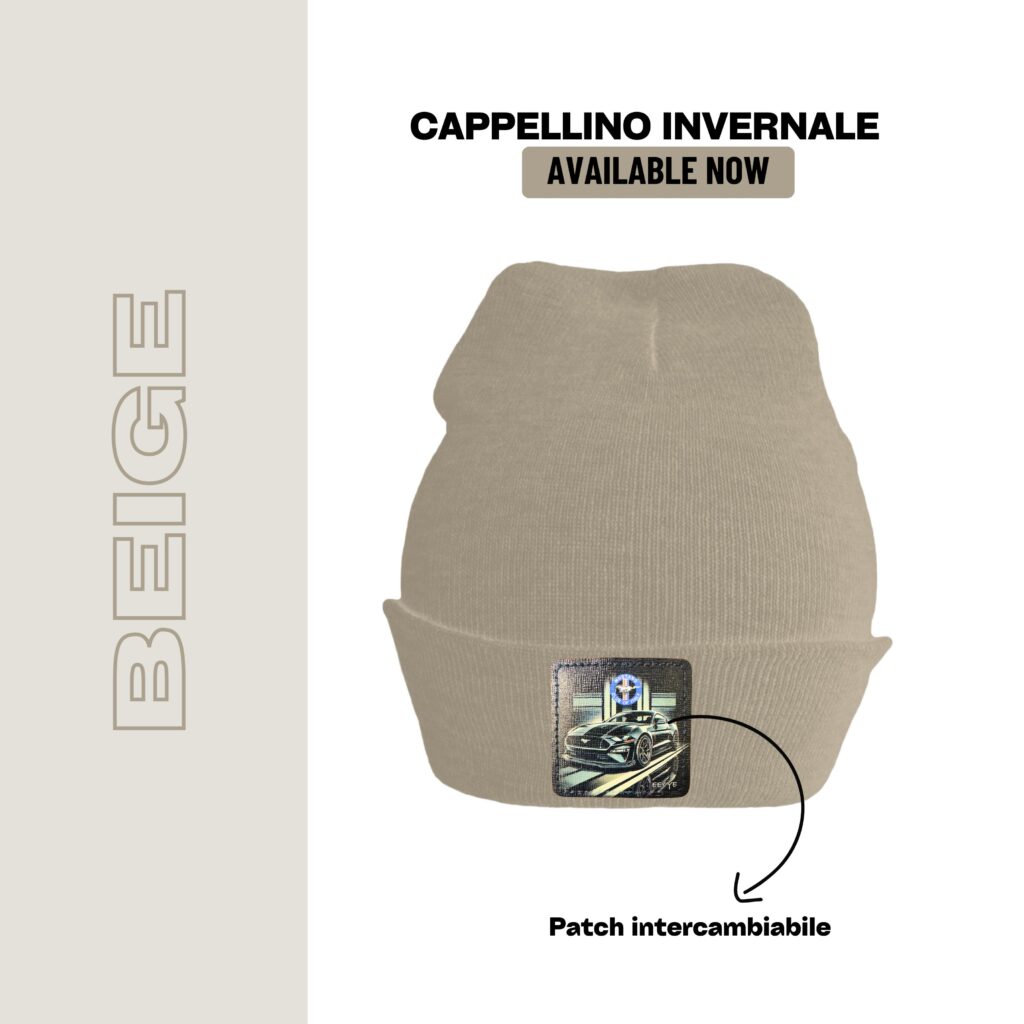 Cappellino invernale a coste - Beige